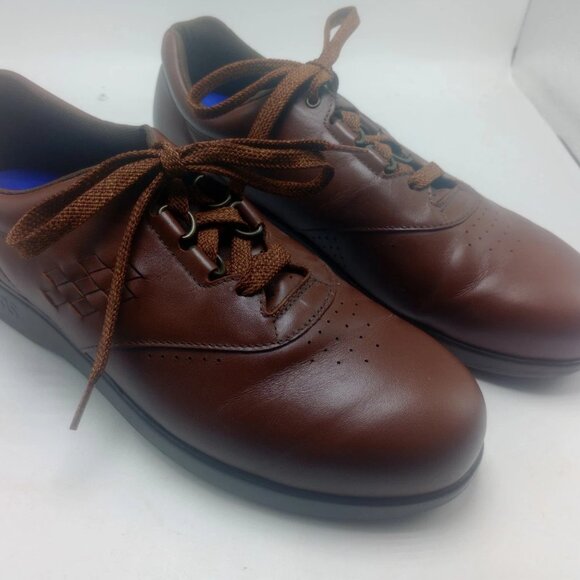 SAS Free TIme Womens Size 10 M Shoes Tripad Comfort Brown Teak Lace Up - Picture 1 of 13